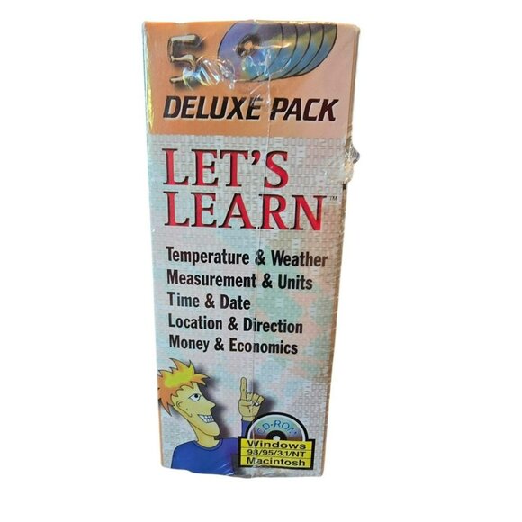 Lets Learn 5 CD Educational Deluxe Pack Ages 6-12  NEW 37766cd - Picture 4 of 4